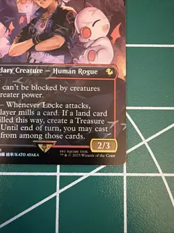 Locke, Treasure Hunter MTG Final Fantasy (Chocobo Track Foil) Rare 0475 Magic - Image 5