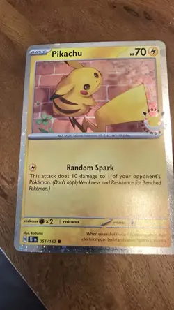Pikachu Pokemon Day Promo Alignment DOT Double Swirl 051/162 - Image 1