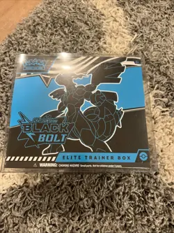 Pokemon TCG Black Bolt Elite Trainer Box ETB New Factory Sealed With Protector - Image 1