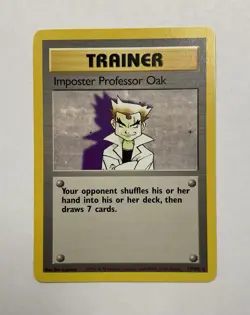 Imposter Professor Oak Base Set 73/102 Rare NM - Image 1