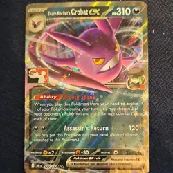 Pokemon Team Rocket's Crobat ex 122/182 Prize Pack - Image 1