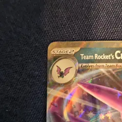 Pokemon Team Rocket's Crobat ex 122/182 Prize Pack - Image 4