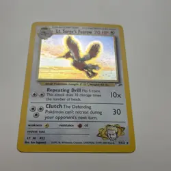 2000 Pokemon Gym Heroes Lt. Surge's Fearow 7/132 Holo Rare NM Wizards WOTC #7 - Image 2