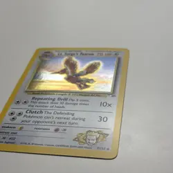 2000 Pokemon Gym Heroes Lt. Surge's Fearow 7/132 Holo Rare NM Wizards WOTC #7 - Image 5