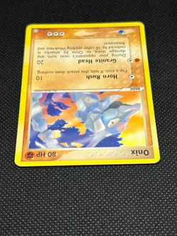 Pokemon Tcg Onix 69/109 EX Team Rocket Returns Non Holo - Image 3