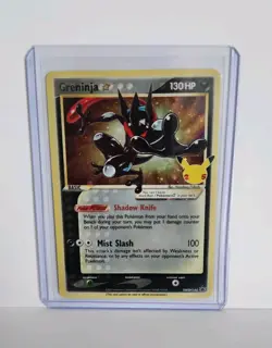 Pokemon SWSH144 Geninja Gold Star 25th Celebrations Black Star Promo - Image 1