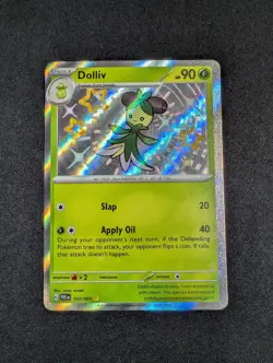 Pokemon Dolliv 103/091 Shiny Holo Rare SV: Paldean Fates NM - Image 1