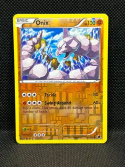 Pokemon Tcg Onix 61/116 Plasma Freeze Reverse Holo - Image 1