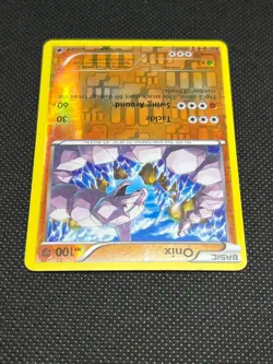 Pokemon Tcg Onix 61/116 Plasma Freeze Reverse Holo - Image 3