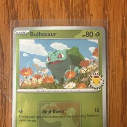 Bulbasaur Pokemon Day 2026 Play Stamped Reverse Holo MEG 001/132 Pokemon TCG NM - Image 2