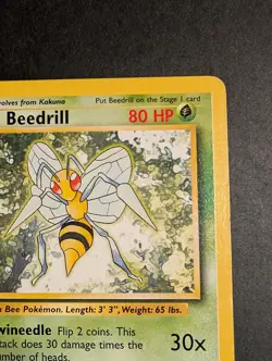 Beedrill 1999 Pokemon Base Set Unlimited Rare #17/102 - MP - Image 4