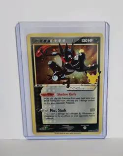 Pokemon SWSH144 Geninja Gold Star 25th Celebrations Black Star Promo - Image 1