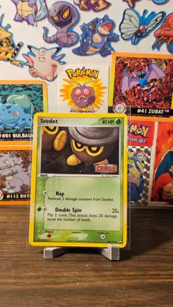 Pokemon TCG Seedot Reverse Holo 60/108 EX Power Keepers Stamped - LP/NM - Image 1