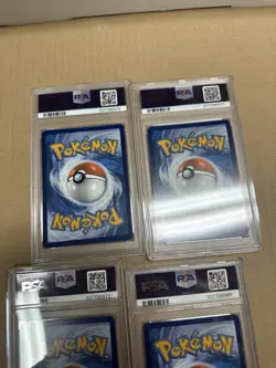 Lot of 4 PSA 9 and 8 Pokemon Slabs Pokeballs Trainers NM - Image 4