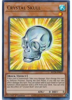 Yugioh - Crystal Skull (Ultra Rare) (1st Edition) - BLCR-EN022 P - Image 1