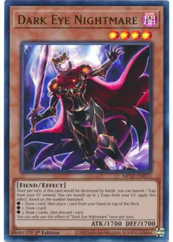 Yugioh - Dark Eye Nightmare (Ultra Rare) (1st Edition) - MP22-EN072 P - Image 1