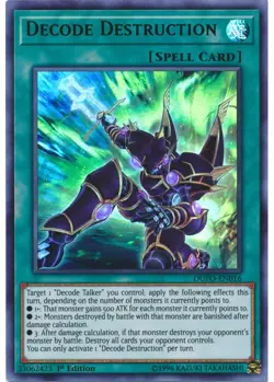 Yugioh - Decode Destruction (Ultra Rare) (1st Edition) - DUPO-EN016 P - Image 1