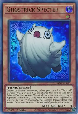 Yugioh - Ghostrick Specter (Ultra Rare) (1st Edition) - GFP2-EN065 P - Image 1