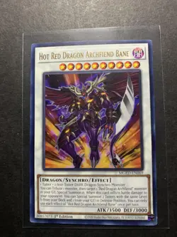 Yugioh - Hot Red Dragon Archfiend Bane (Rare) (1st Edition) - MGED-EN069 (P) - Image 1