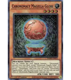 Yugioh - Chronomaly Magella Globe (Super Rare) (1st Edition) - DAMA-EN013 P - Image 1