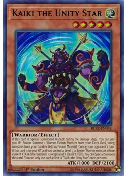 Yugioh - Kaiki the Unity Star (Ultra Rare) (1st Edition) - BLRR-EN038 P - Image 1