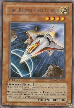 Yugioh - Lord British Space Fighter (Rare) (Unlimited) - SOVR-EN035 P - Image 1