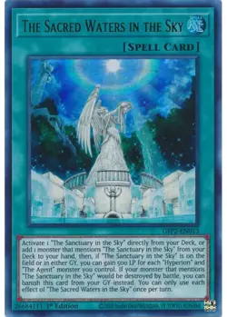 Yugioh - The Sacred Waters in the Sky (Ultra Rare) (1st Edition) - GFP2-EN013 P - Image 1