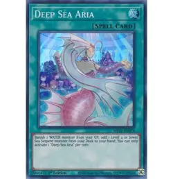 Yugioh - Deep Sea Aria (Super Rare) (1st Edition) - MP21-EN076 P - Image 1