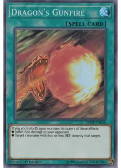 Yugioh - Dragon's Gunfire (Super Rare) (1st Edition) - MYFI-EN050 P - Image 1