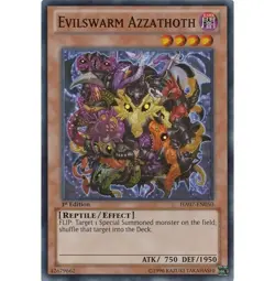 Yugioh - Evilswarm Azzathoth (Super Rare) (1st Edition) - HA07-EN050 P - Image 1