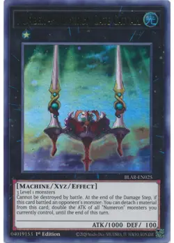 Yugioh- Number 4: Numeron Gate Catvari (Ultra Rare) (1st Edition) - BLAR-EN025 P - Image 1