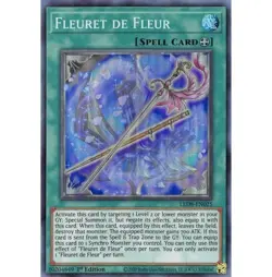 Yugioh - Fleuret de Fleur (Super Rare) (1st Edition) - LED8-EN025 P - Image 1