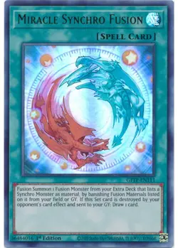 Yugioh - Miracle Synchro Fusion (Ultra Rare) (1st Edition) - GFTP-EN111 P - Image 1