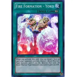 Yugioh - Fire Formation - Yoko (Super Rare) (Unlimited) - JOTL-EN065 P - Image 1