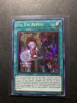 Yugioh - Evil Eye Repose (Secret Rare) (1st Edition) - INCH-EN036 (P) - Image 1