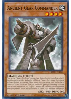 Yugioh - Ancient Gear Commander (Common) (1st Edition) - LEDE-EN008 P - Image 1