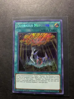 Yugioh - Glorious Numbers (Secret Rare) (1st Edition) - BLRR-EN035 (P) - Image 1
