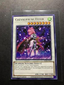 Yugioh - Chevalier de Fleur (Rare) (1st Edition) - LED8-EN032 (P) - Image 1