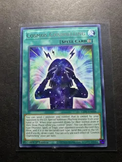 Yugioh - Cosmos Channelling (Rare) (1st Edition) - LED7-EN036 (P) - Image 1