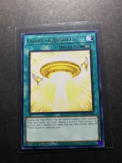 Yugioh - Court of Justice (Rare) (1st Edition) - MAZE-EN058 (P) - Image 1