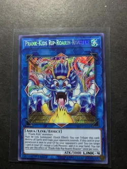Yugioh- Prank-Kids Rip-Roarin-Roaster (Secret Rare) (1st Edition) HISU-EN022 (P) - Image 1