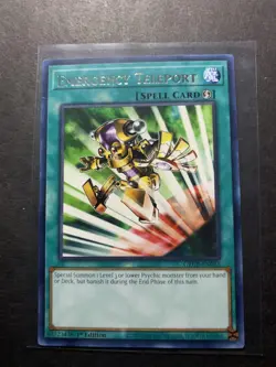 Yugioh - Emergency Teleport (Rare) (1st Edition) - GRCR-EN055 (P) - Image 1