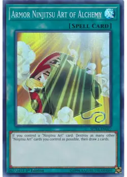 Yugioh - Armor Ninjitsu Art of Alchemy (Super Rare) (1st Edition) - SHVA-EN027 P - Image 1