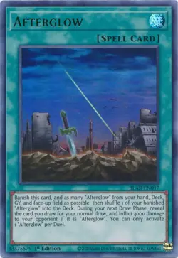 Yugioh - Afterglow (Ultra Rare) (1st Edition) - BLAR-EN017 P - Image 1