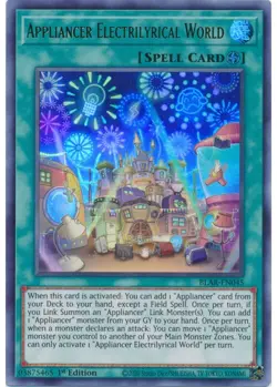 Yugioh Appliancer Electrilyrical World (Ultra Rare) (1st Edition) - BLAR-EN045 P - Image 1