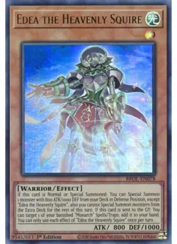 Yugioh - Edea the Heavenly Squire (Ultra Rare) (1st Edition) - BROL-EN078 P - Image 1