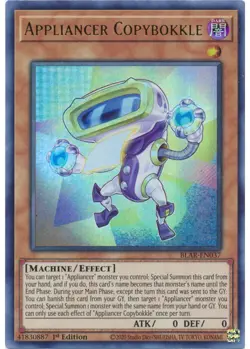 Yugioh - Appliancer Copybokkle (Ultra Rare) (1st Edition) - BLAR-EN037 P - Image 1