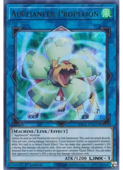 Yugioh - Appliancer Propelion (Ultra Rare) (1st Edition) - BROL-EN043 P - Image 1