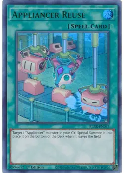 Yugioh - Appliancer Reuse (Ultra Rare) (1st Edition) - BLAR-EN043 P - Image 1