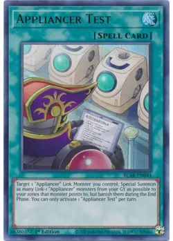 Yugioh - Appliancer Test (Ultra Rare) (1st Edition) - BLAR-EN044 P - Image 1